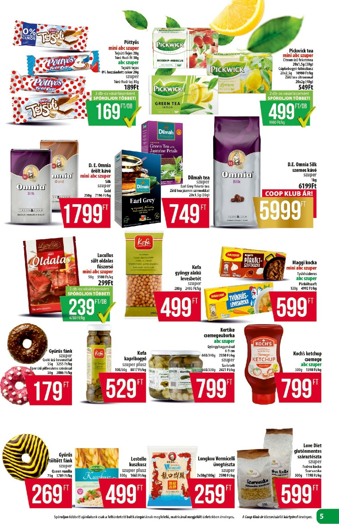 coop - Coop - Észak-Kelet akciós újság, érvényes 01.15. - 01.21. - page: 5
