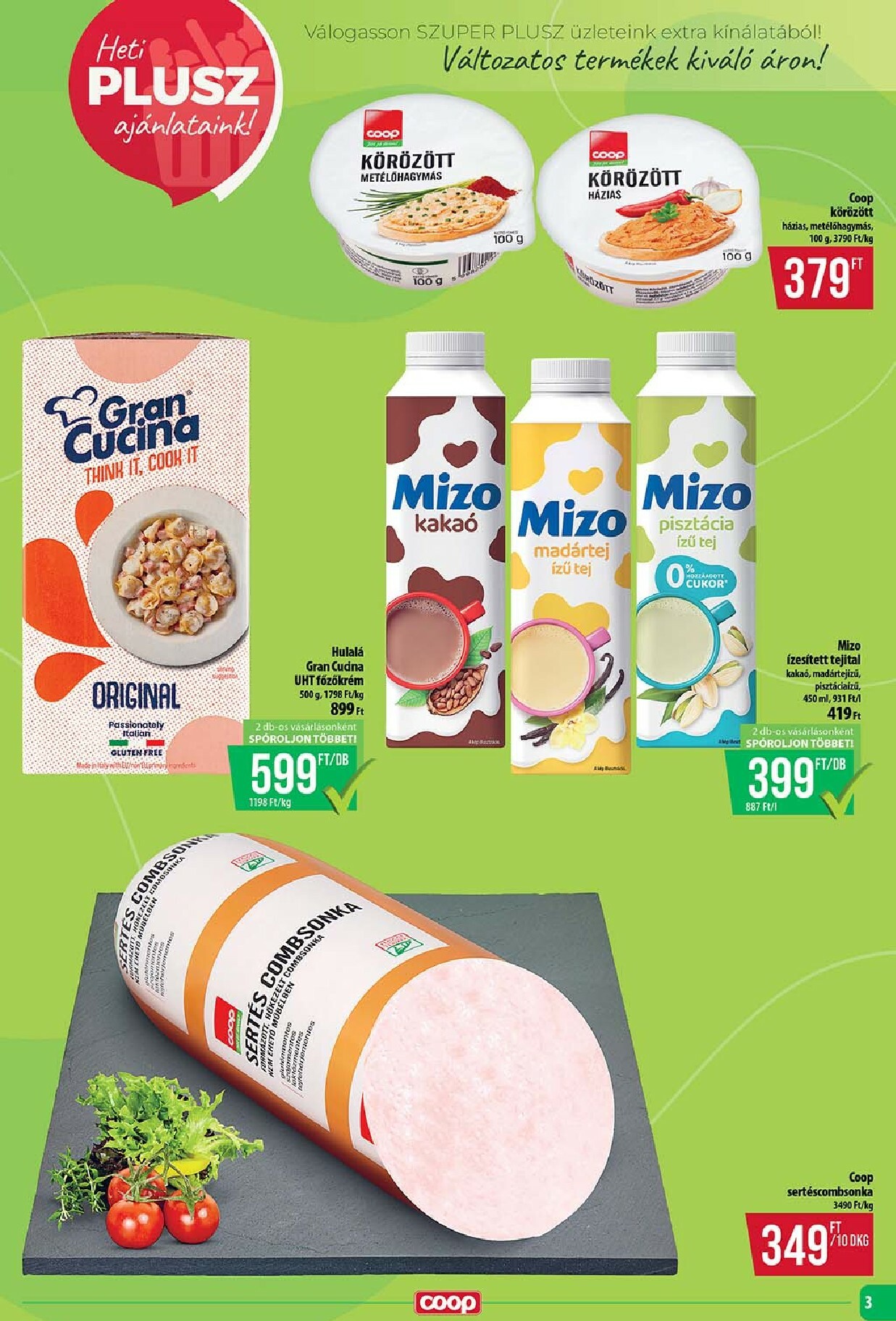 coop - Coop - Szuper Plusz akciós újság, érvényes 01.15. - 01.21. - page: 3