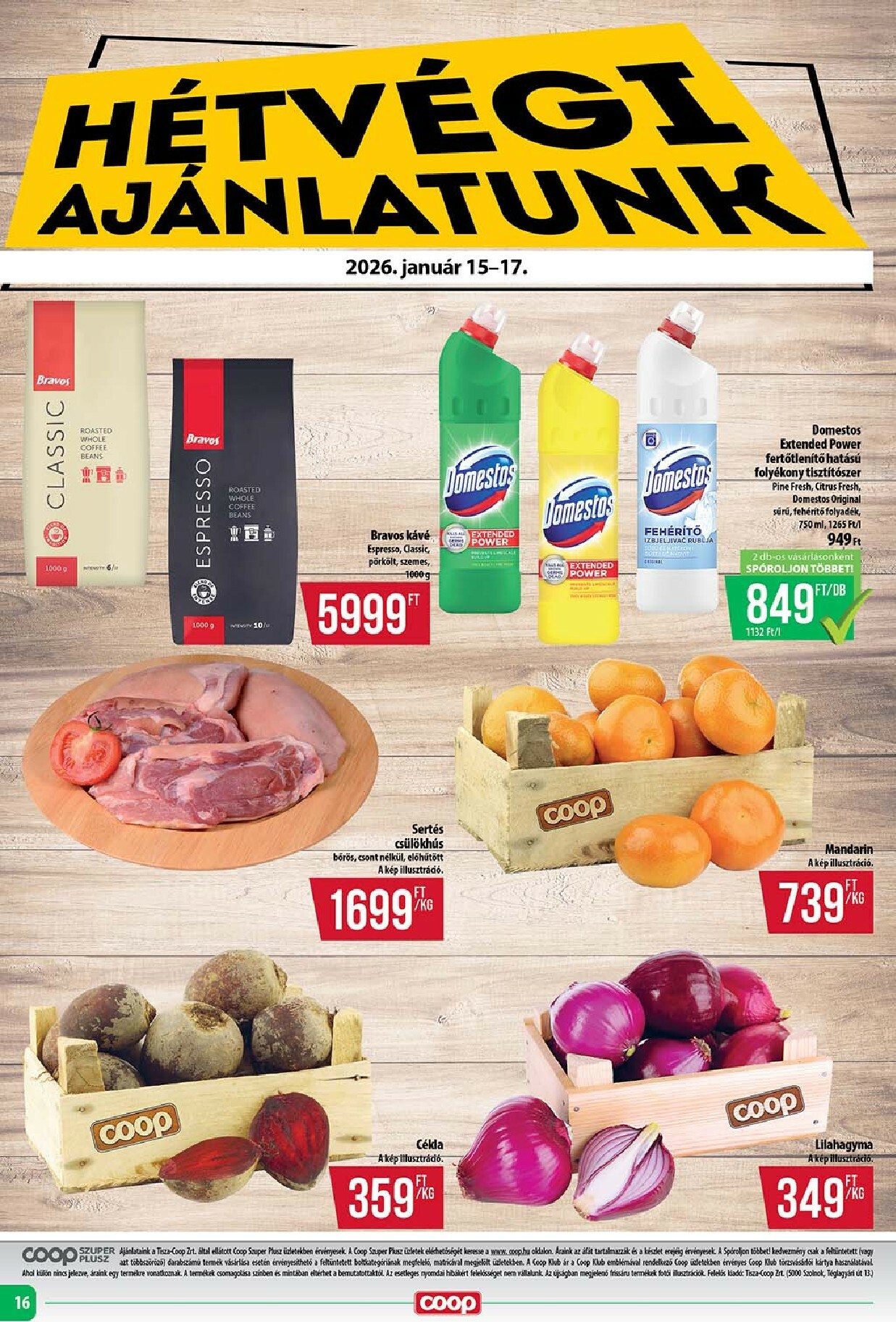 coop - Coop - Szuper Plusz akciós újság, érvényes 01.15. - 01.21. - page: 16