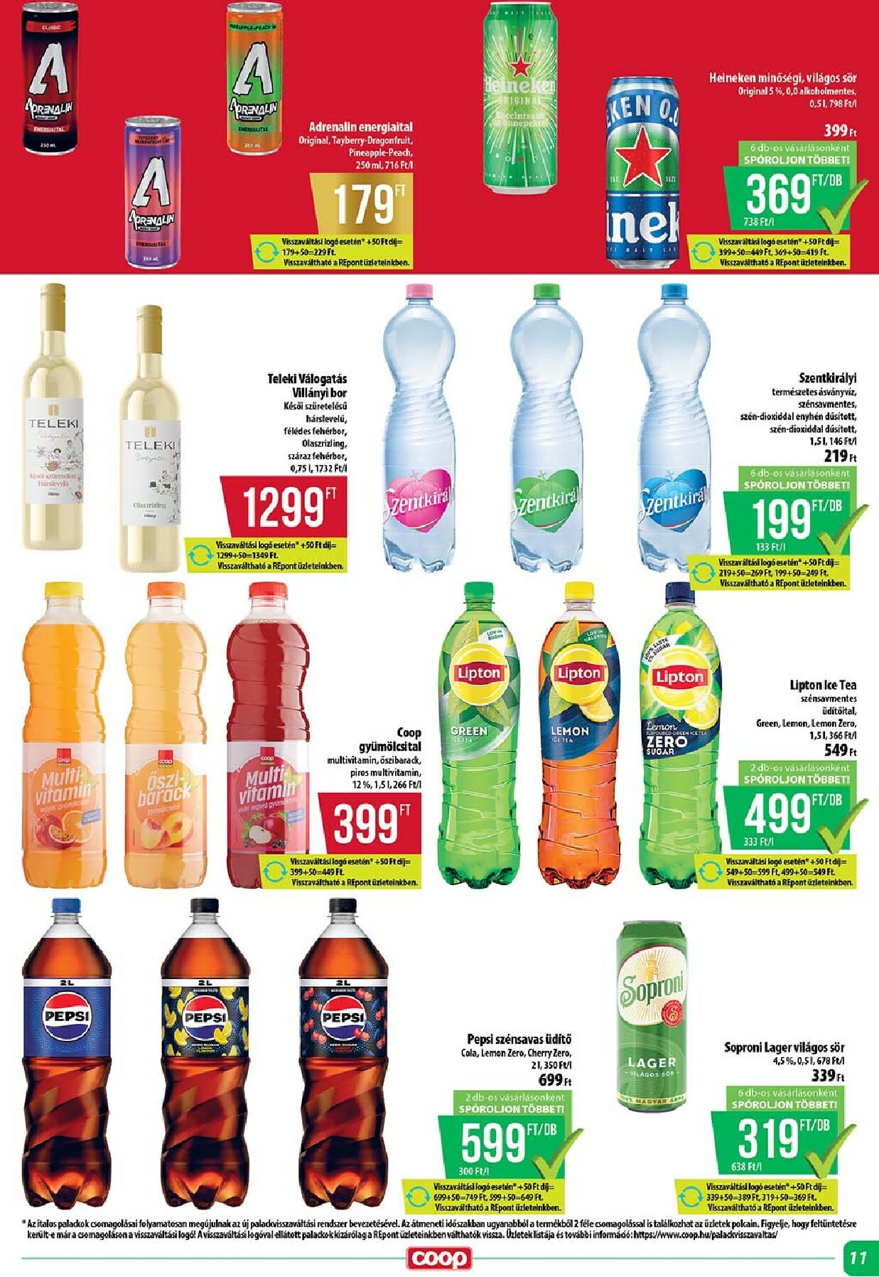 coop - Coop - Szuper Plusz akciós újság, érvényes 01.15. - 01.21. - page: 11