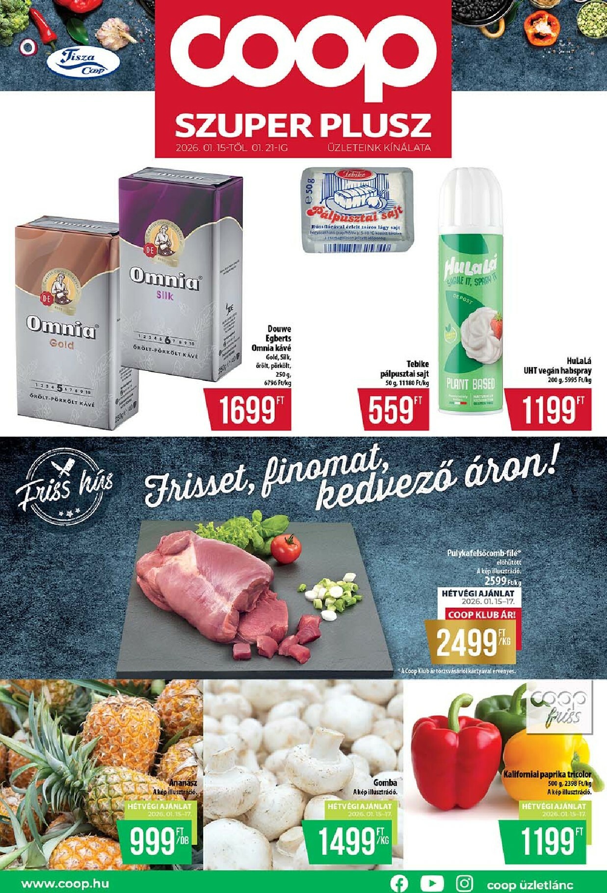 coop - Coop - Szuper Plusz akciós újság, érvényes 01.15. - 01.21.