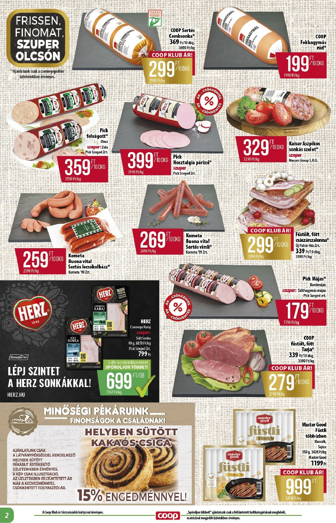 coop - Coop - Alföld akciós újság, érvényes 01.22. - 01.28. - page: 2