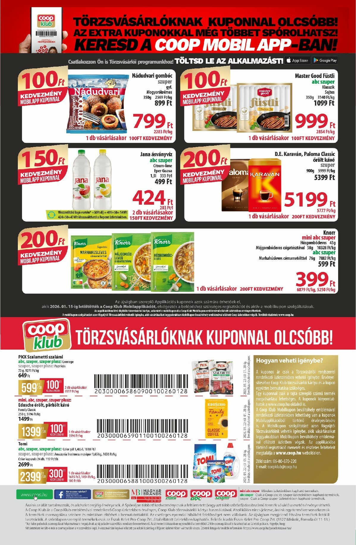 coop - Coop - Észak-Kelet akciós újság, érvényes 01.22. - 01.28. - page: 12