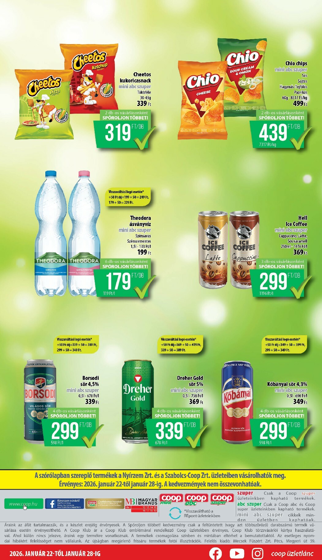 coop - Coop - Nyírzem/Szabolcs Coop akciós újság, érvényes 01.22. - 01.28. - page: 8