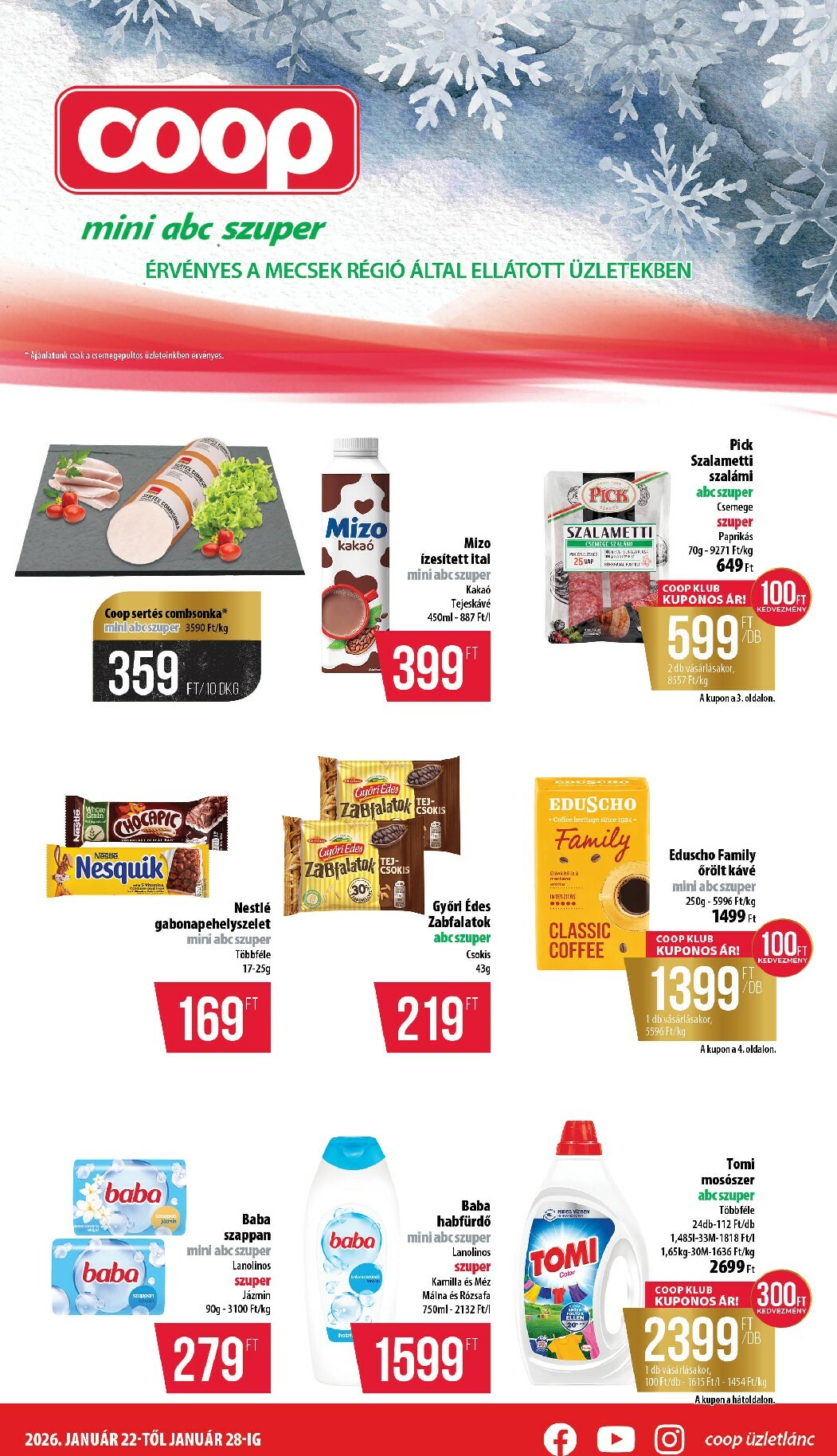 coop - Coop - Mecsek akciós újság, érvényes 01.22. - 01.28.