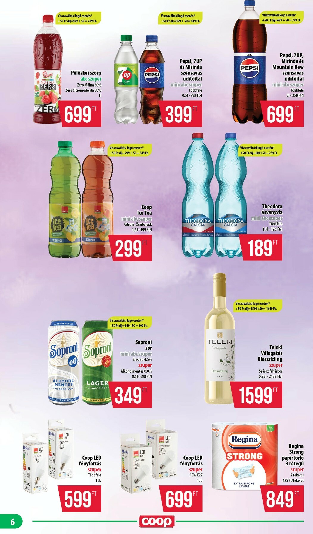 coop - Coop - Mecsek akciós újság, érvényes 01.22. - 01.28. - page: 6