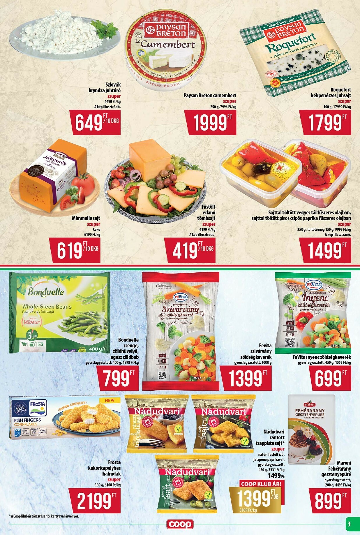 coop - Coop - Tisza - Abc-Szuper akciós újság, érvényes 01.22. - 01.28. - page: 3