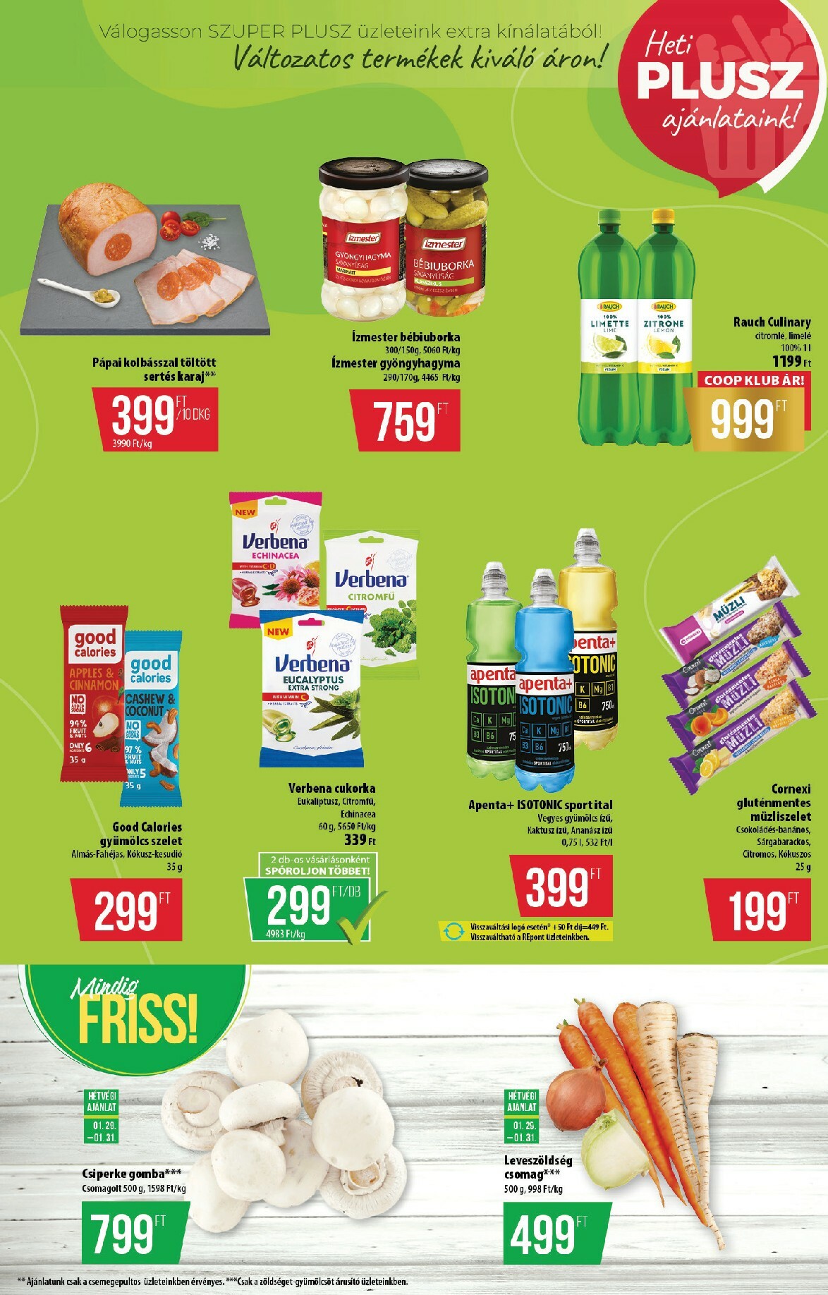 coop - Coop - Szuper Plusz Tisza akciós újság, érvényes 01.29. - 02.04. - page: 6