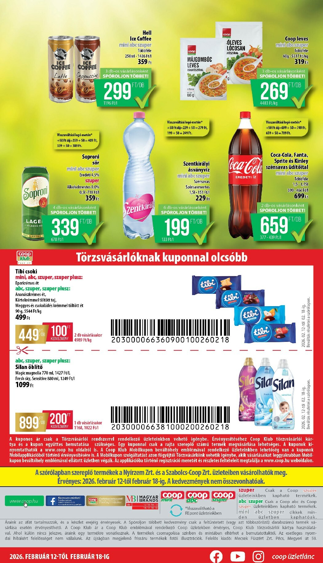coop - Coop - Nyírzem/Szabolcs Coop akciós újság, érvényes 2026.02.12. - 2026.02.18. - page: 8