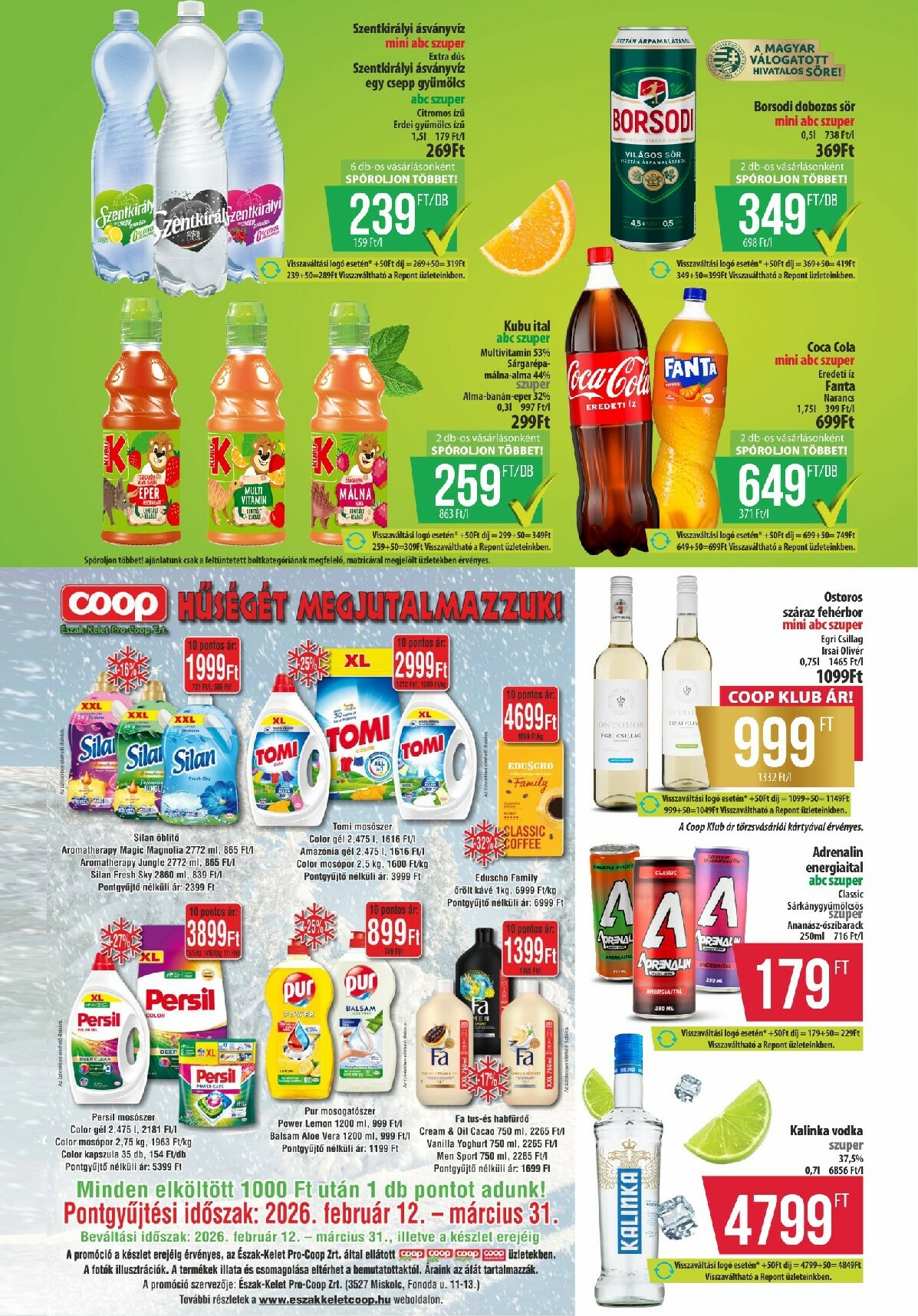 coop - Coop - Észak-Kelet akciós újság, érvényes 2026.02.12. - 2026.02.18. - page: 10