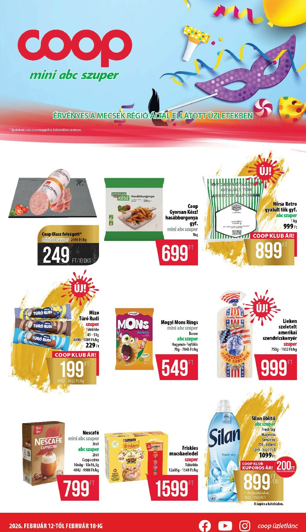 coop - Coop - Mecsek akciós újság, érvényes 2026.02.12. - 2026.02.18.