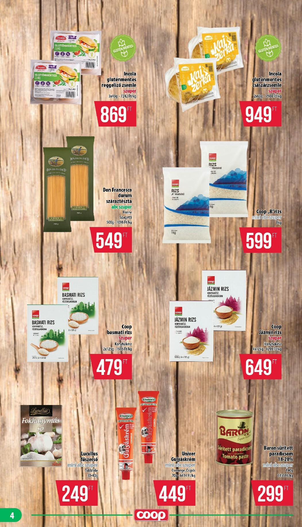 coop - Coop - Nyírzem/Szabolcs Coop akciós újság, érvényes 2026.02.19. - 2026.03.04. - page: 4