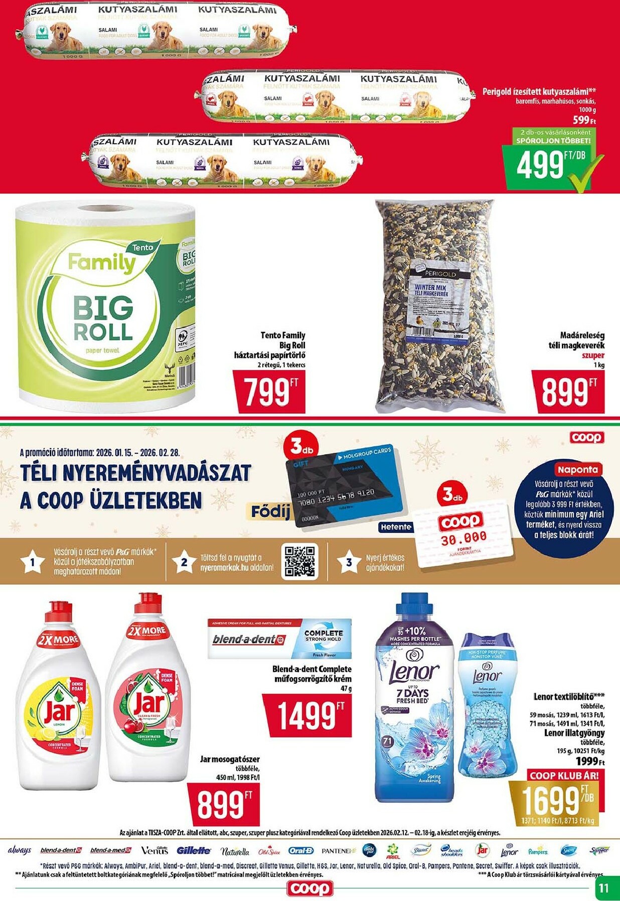 coop - Coop - Tisza - Abc-Szuper akciós újság, érvényes 2026.02.12. - 2026.02.18. - page: 11