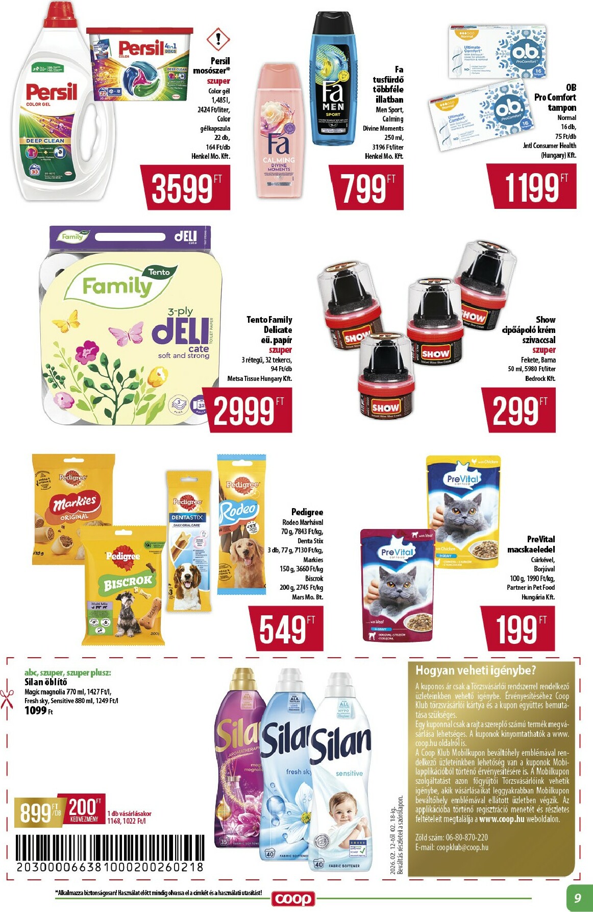 coop - Coop - Alföld akciós újság, érvényes 2026.02.12. - 2026.02.18. - page: 9