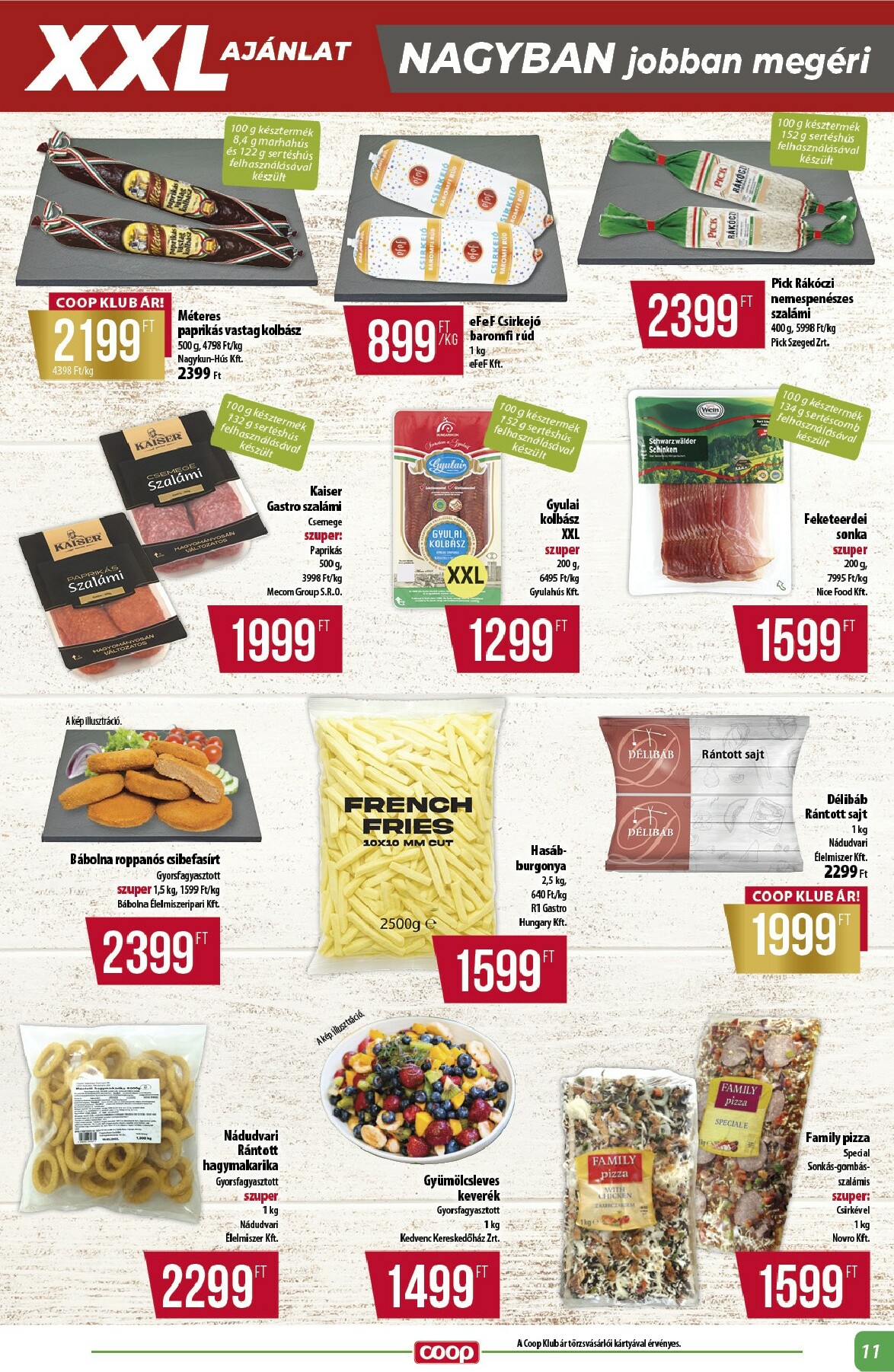 coop - Coop - Alföld akciós újság, érvényes 2026.02.12. - 2026.02.18. - page: 11