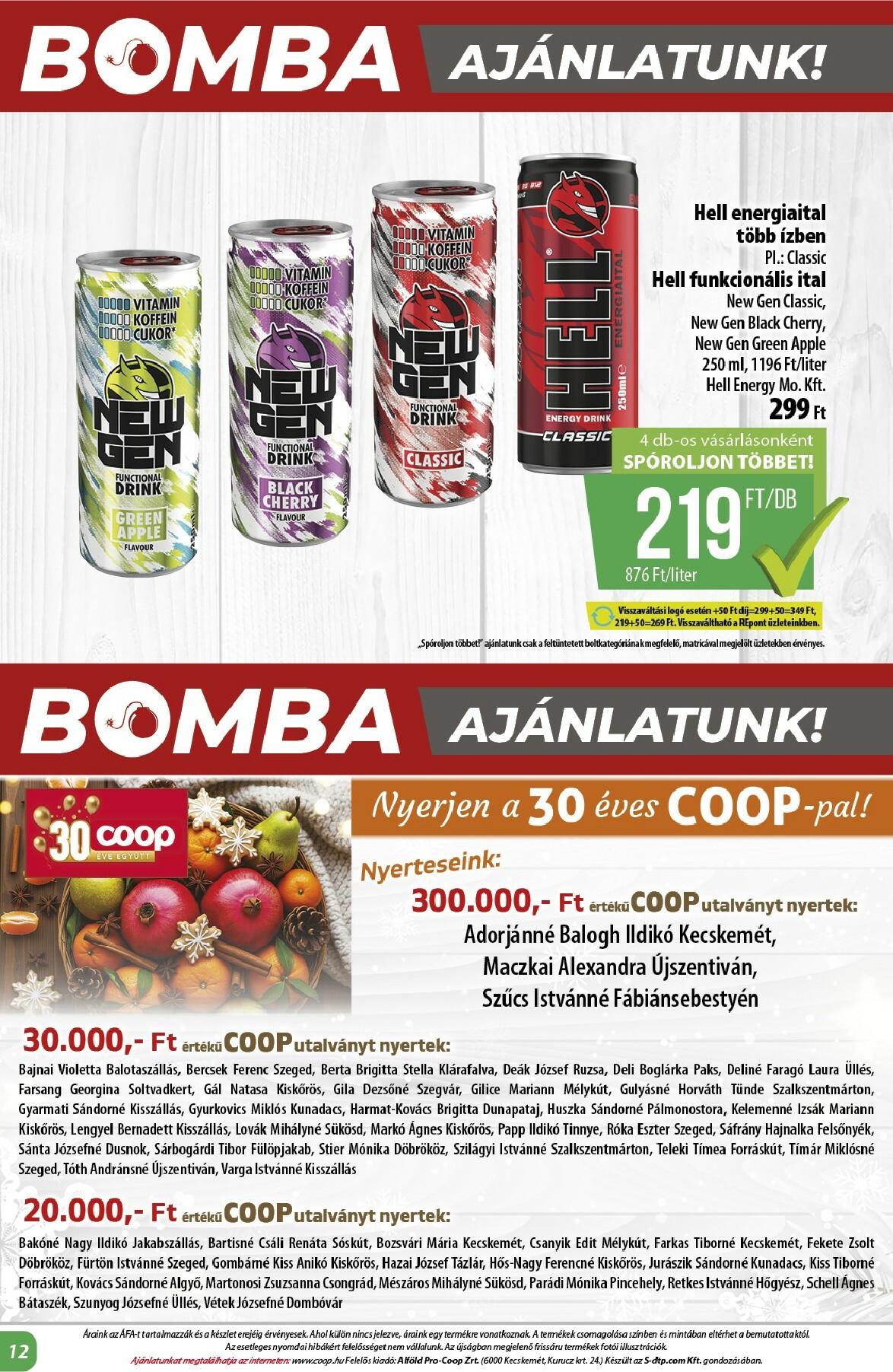 coop - Coop - Alföld akciós újság, érvényes 2026.02.12. - 2026.02.18. - page: 12