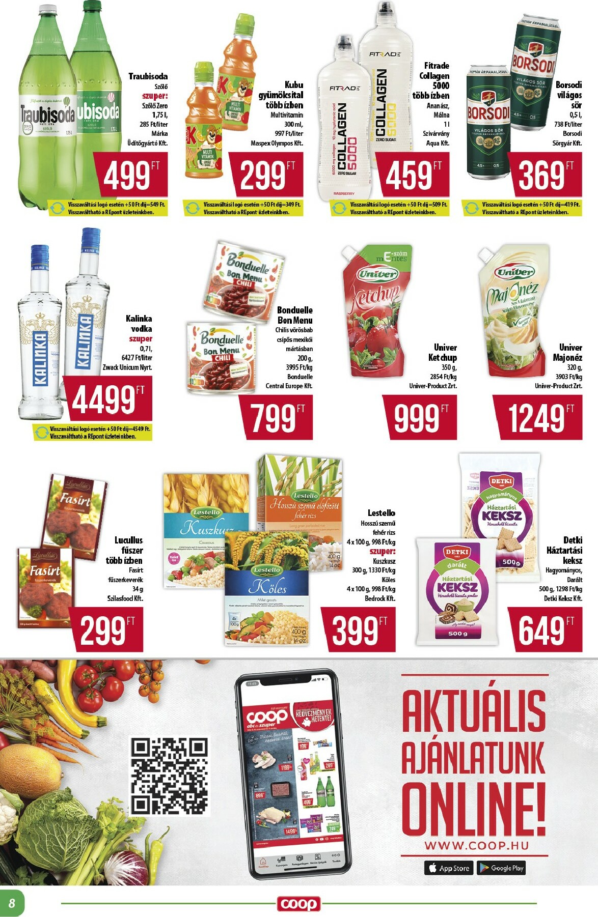 coop - Coop - Alföld akciós újság, érvényes 2026.02.12. - 2026.02.18. - page: 8