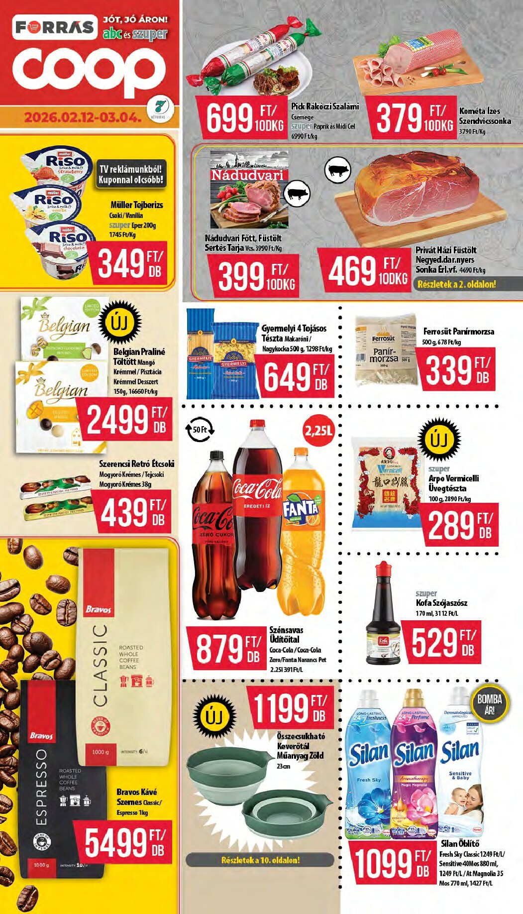 coop - Coop - Hétforrás akciós újság, érvényes 2026.02.12. - 2026.03.04.