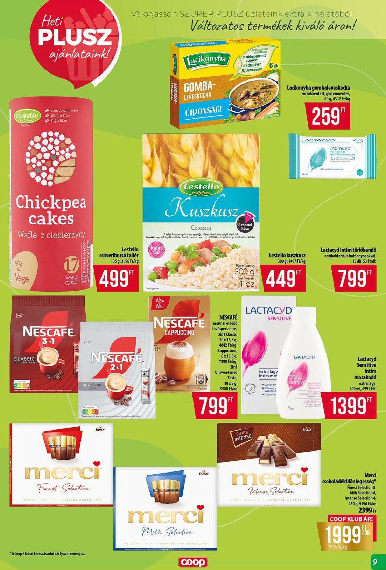 coop - Coop Szuper Plusz Tisza akciós újság, érvényes 2026.02.12. - 2026.02.18. - page: 9