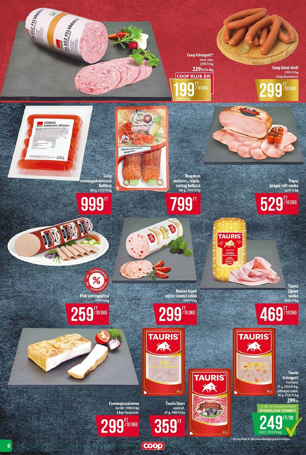 coop - Coop Szuper Plusz Tisza akciós újság, érvényes 2026.02.12. - 2026.02.18. - page: 6