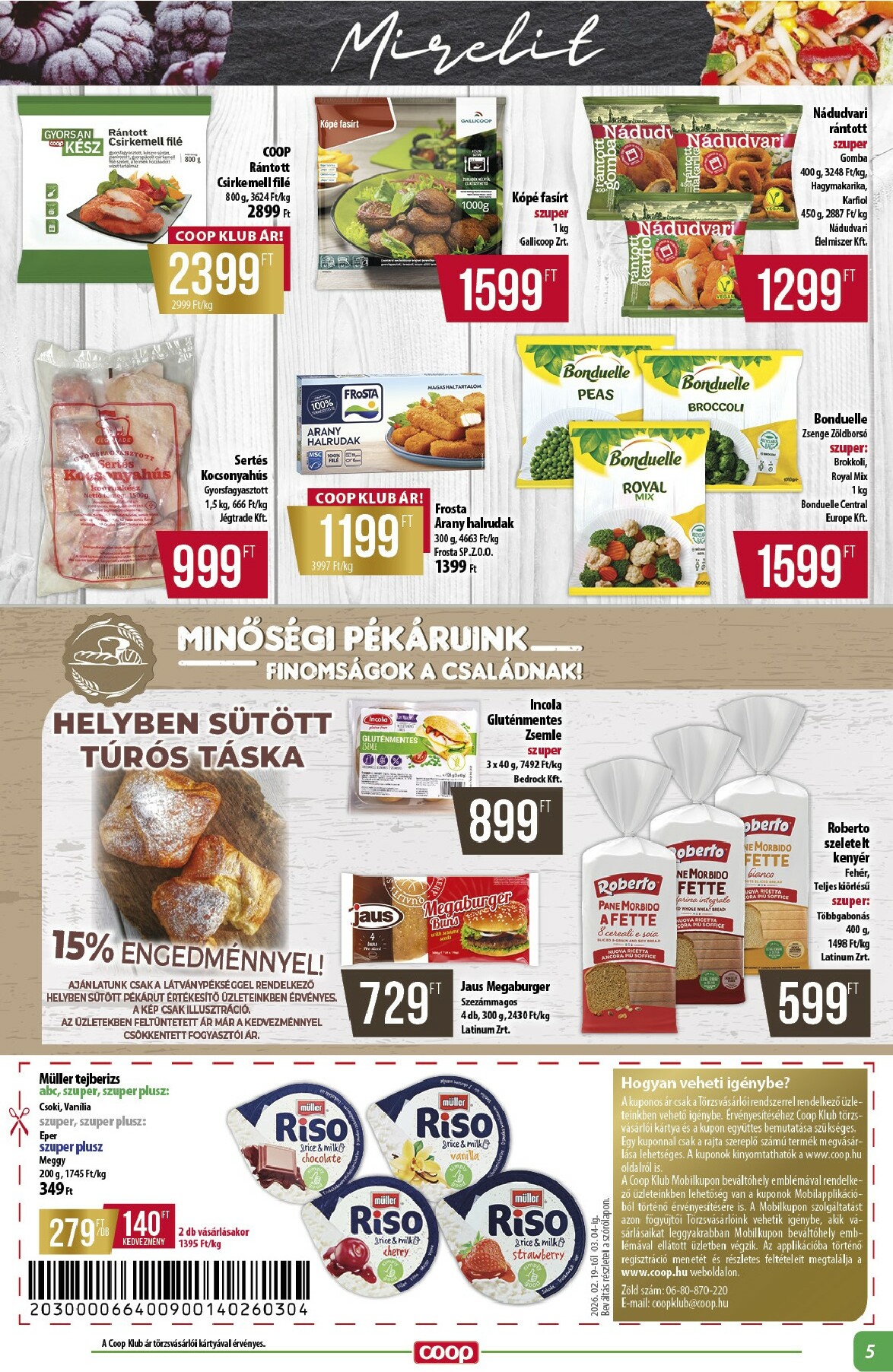 coop - Coop - Abc Szuper Alföld akciós újság, érvényes 2026.02.19. - 2026.02.25. - page: 5