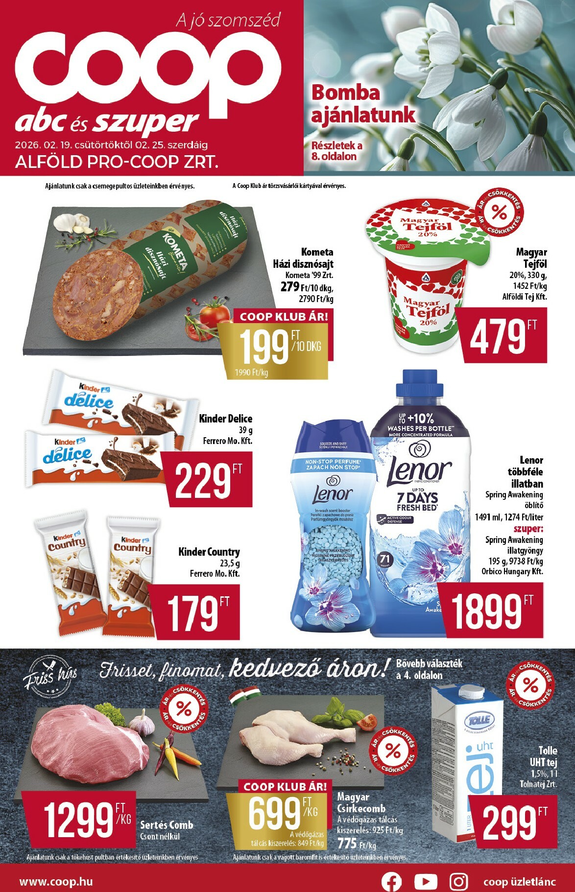 coop - Coop - Abc Szuper Alföld akciós újság, érvényes 2026.02.19. - 2026.02.25.