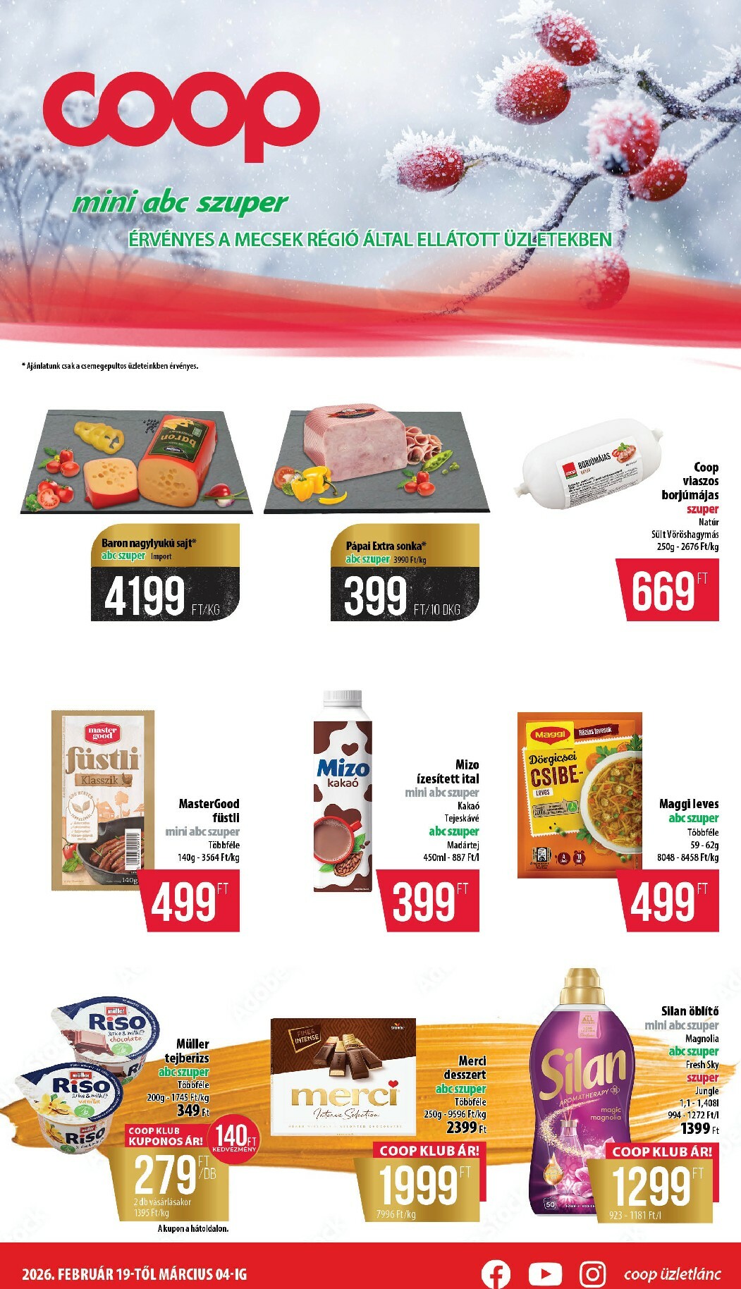 coop - Coop - Mini Abc Szuper Mecsek akciós újság, érvényes 2026.02.19. - 2026.03.04.