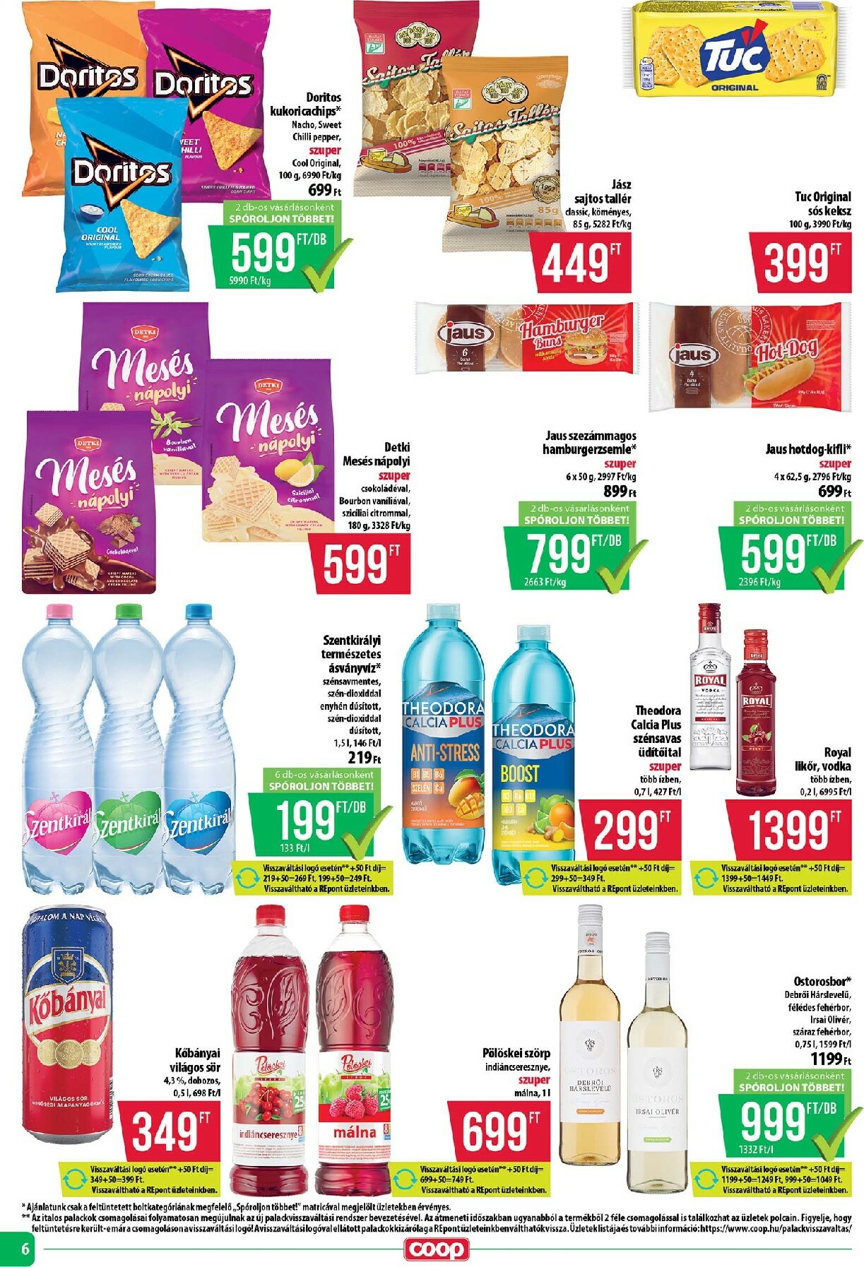 coop - Coop - Abc Szuper Tisza akciós újság, érvényes 2026.02.19. - 2026.02.25. - page: 6