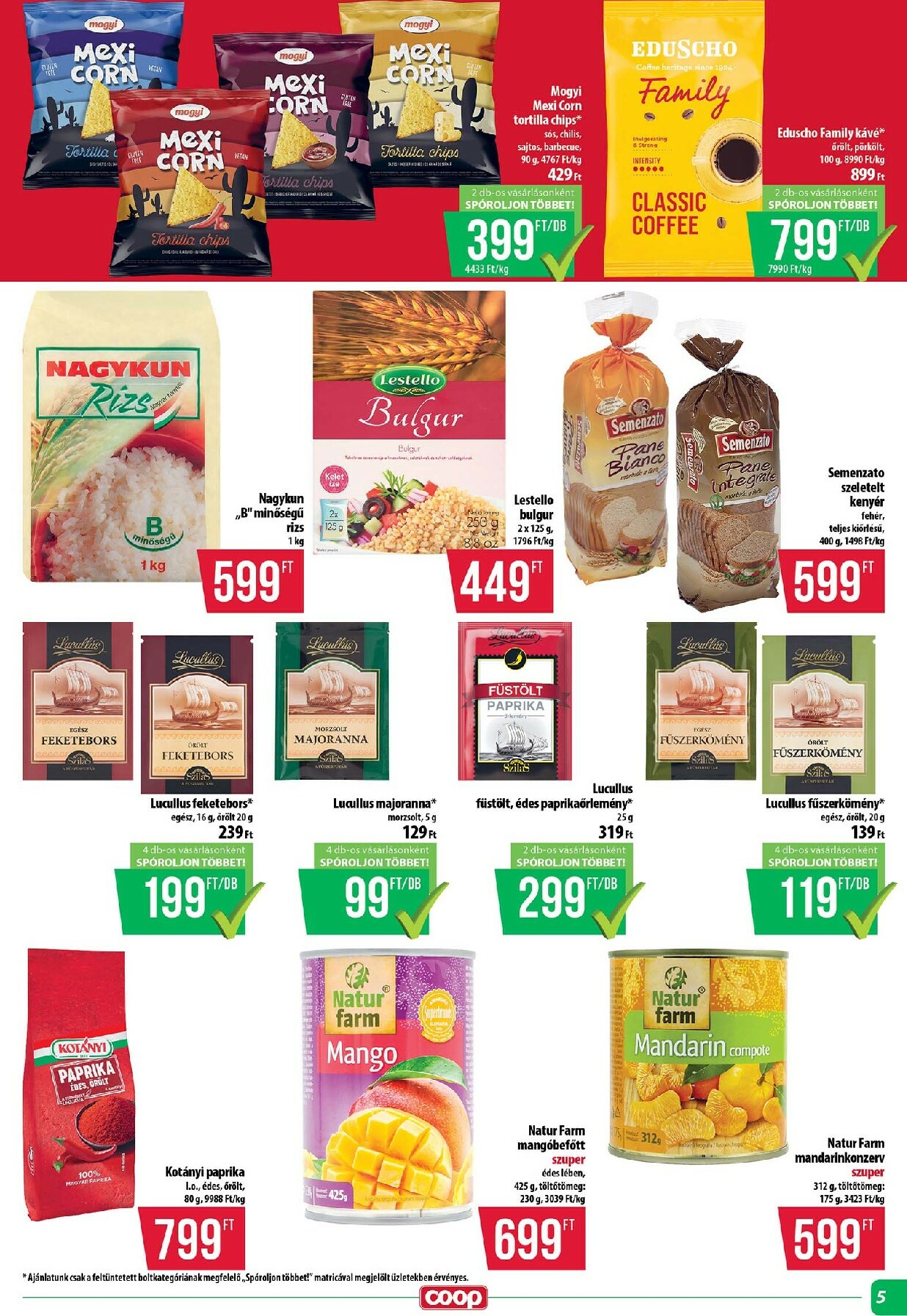 coop - Coop - Abc Szuper Tisza akciós újság, érvényes 2026.02.19. - 2026.02.25. - page: 5