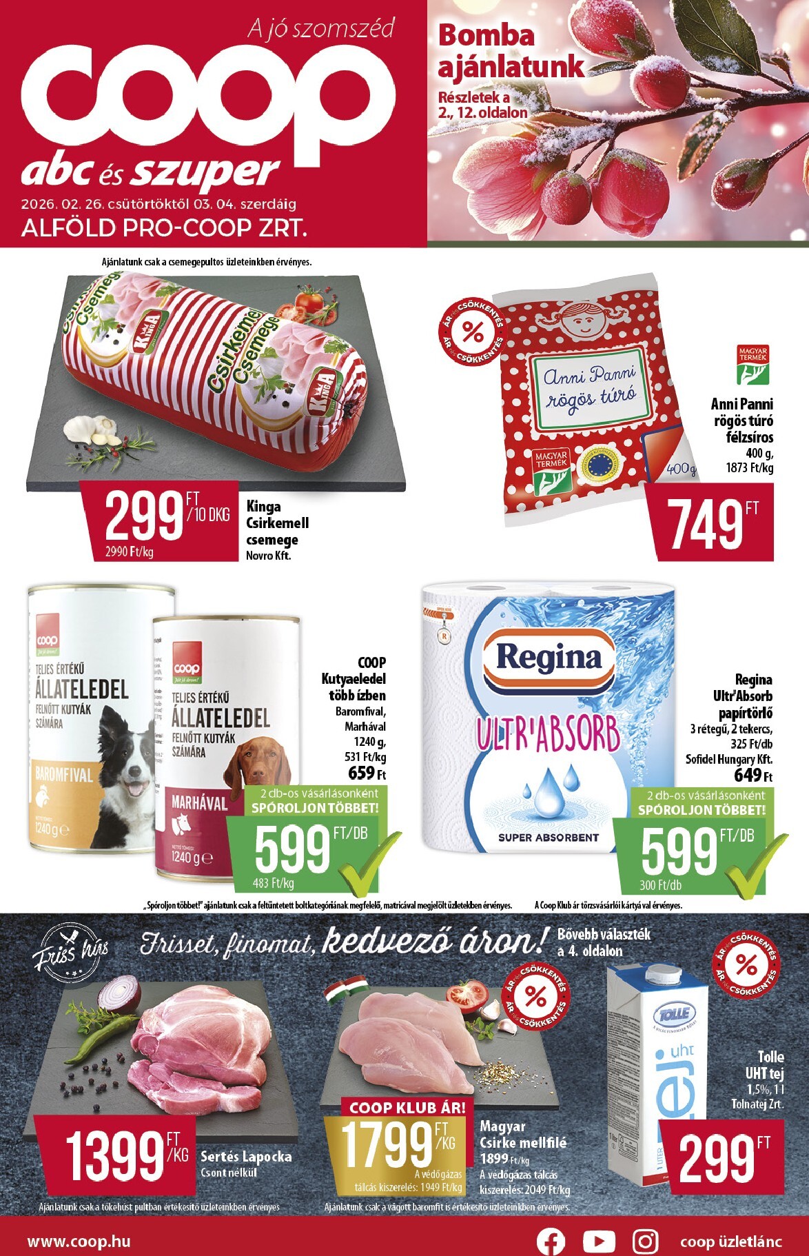 coop - Coop - Abc Szuper Alföld akciós újság, érvényes 2026.02.26. - 2026.03.04.