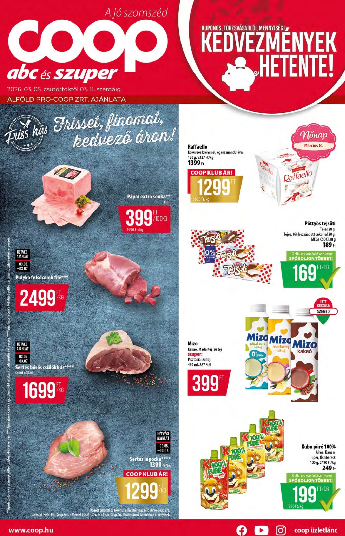 coop - Coop - Alföld Abc-Szuper akciós újság, érvényes 2026.03.05. - 2026.03.11.