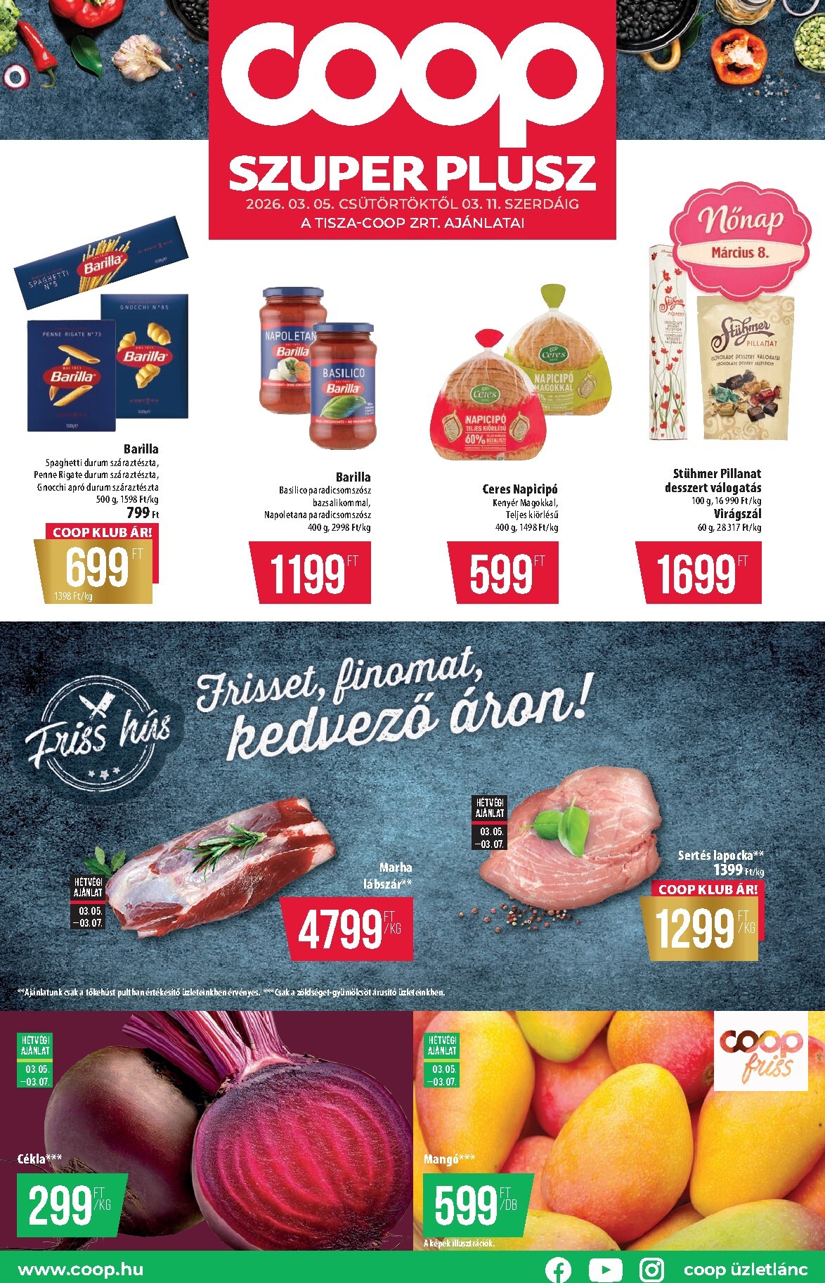 coop - Coop - Tisza Szuper Plusz akciós újság, érvényes 2026.03.05. - 2026.03.11.