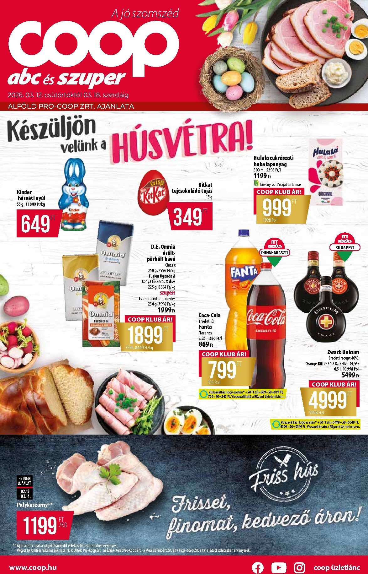 coop - Coop - Alföld - Abc-Szuper akciós újság, érvényes 2026.03.12. - 2026.03.18.