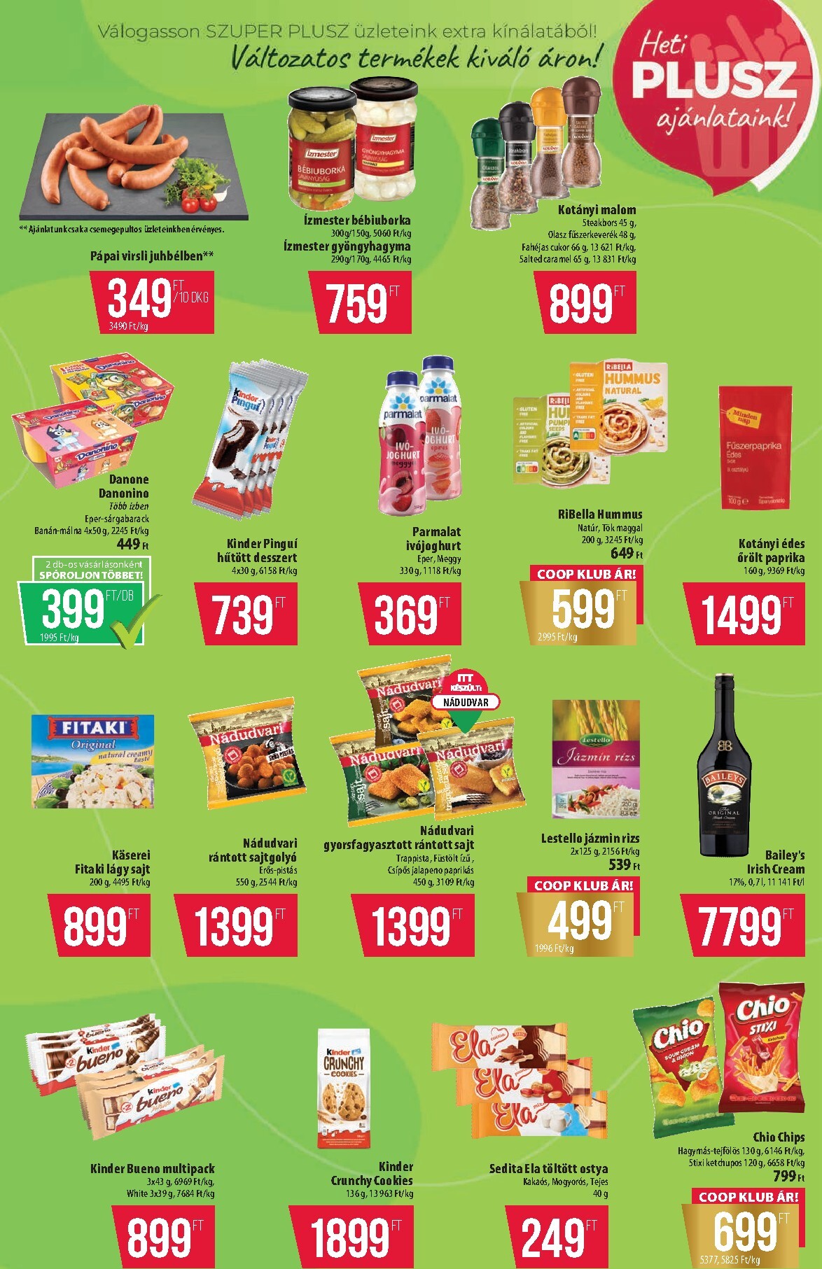 coop - Coop - Tisza Szuper Plusz akciós újság, érvényes 2026.03.12. - 2026.03.18. - page: 7