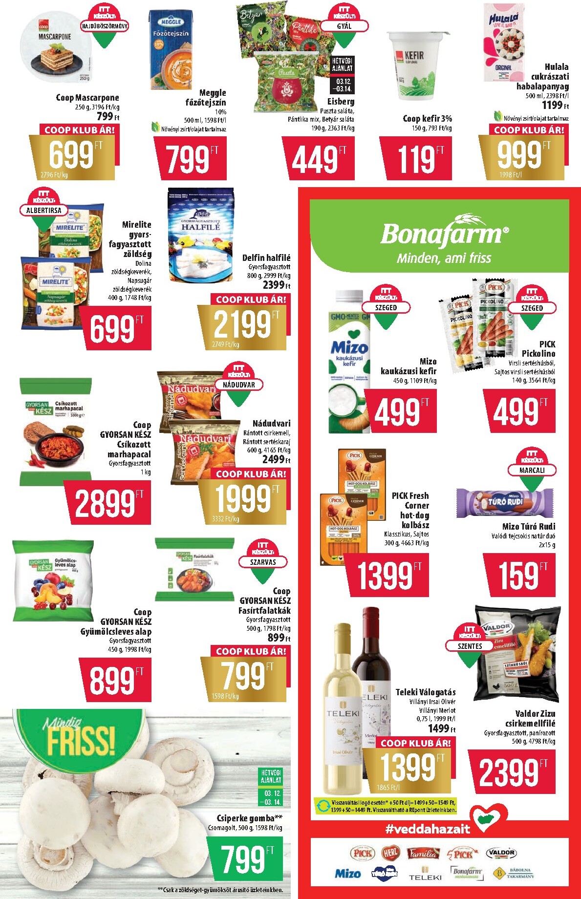 coop - Coop - Tisza Szuper Plusz akciós újság, érvényes 2026.03.12. - 2026.03.18. - page: 3