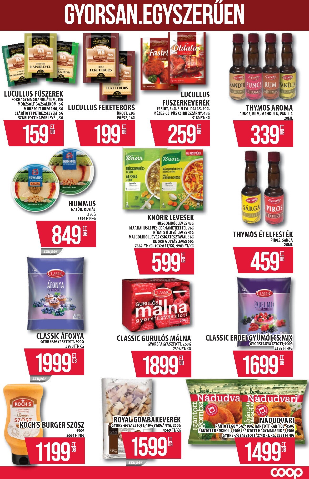 coop - Coop - Szolnok akciós újság, érvényes 2026.03.12. - 2026.03.14. - page: 9