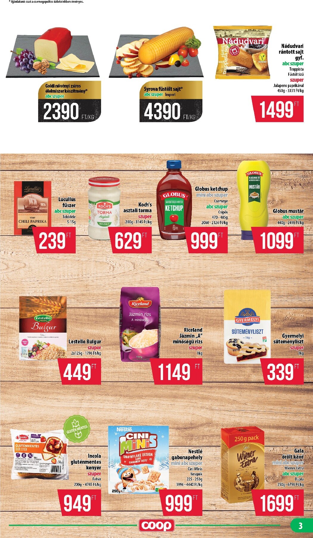 coop - Coop - Nyírzem/Szabolcs Coop akciós újság, érvényes 2026.03.19. - 2026.03.25. - page: 3