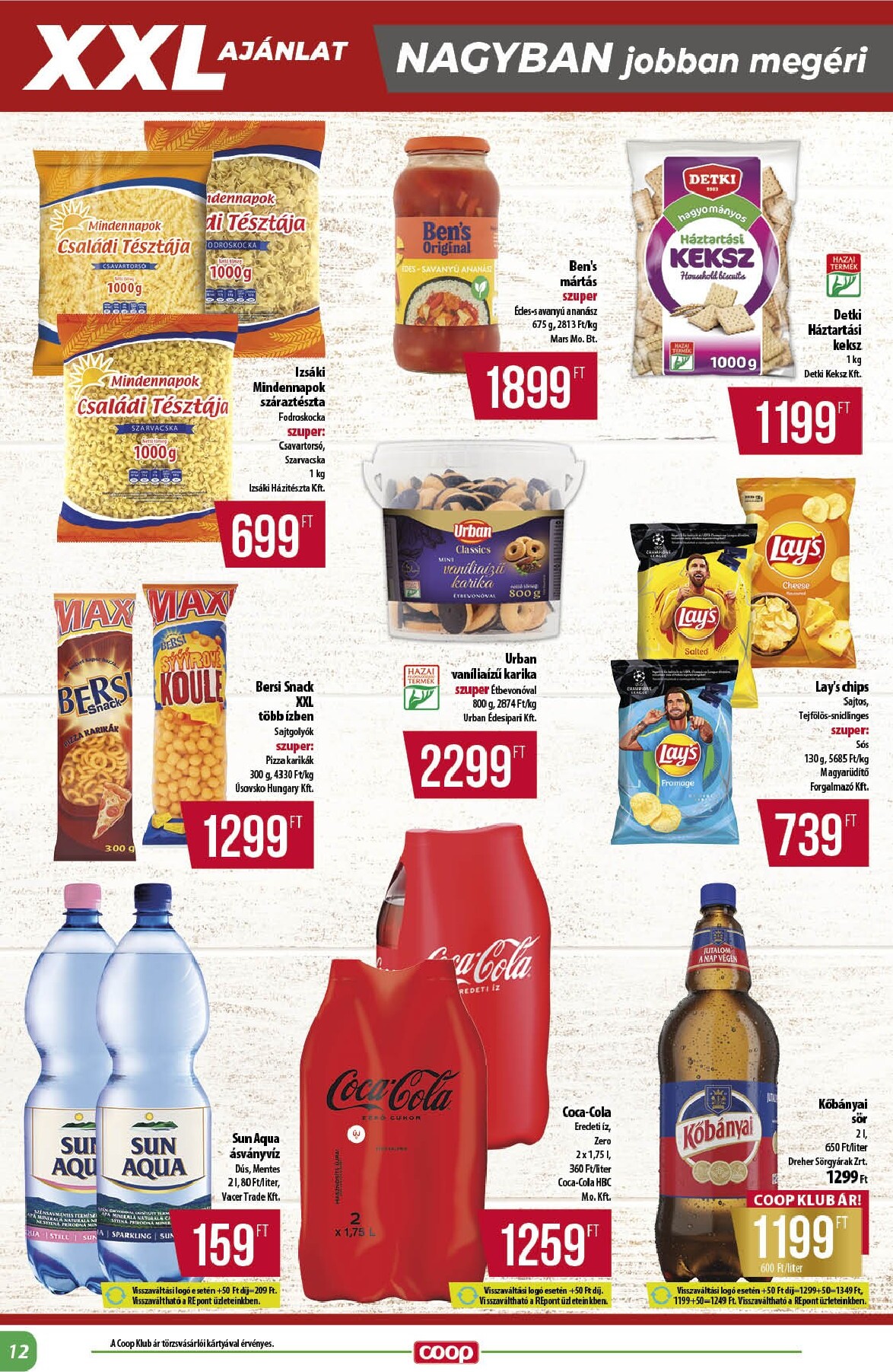 coop - Coop - Alföld akciós újság, érvényes 2026.03.19. - 2026.03.25. - page: 12