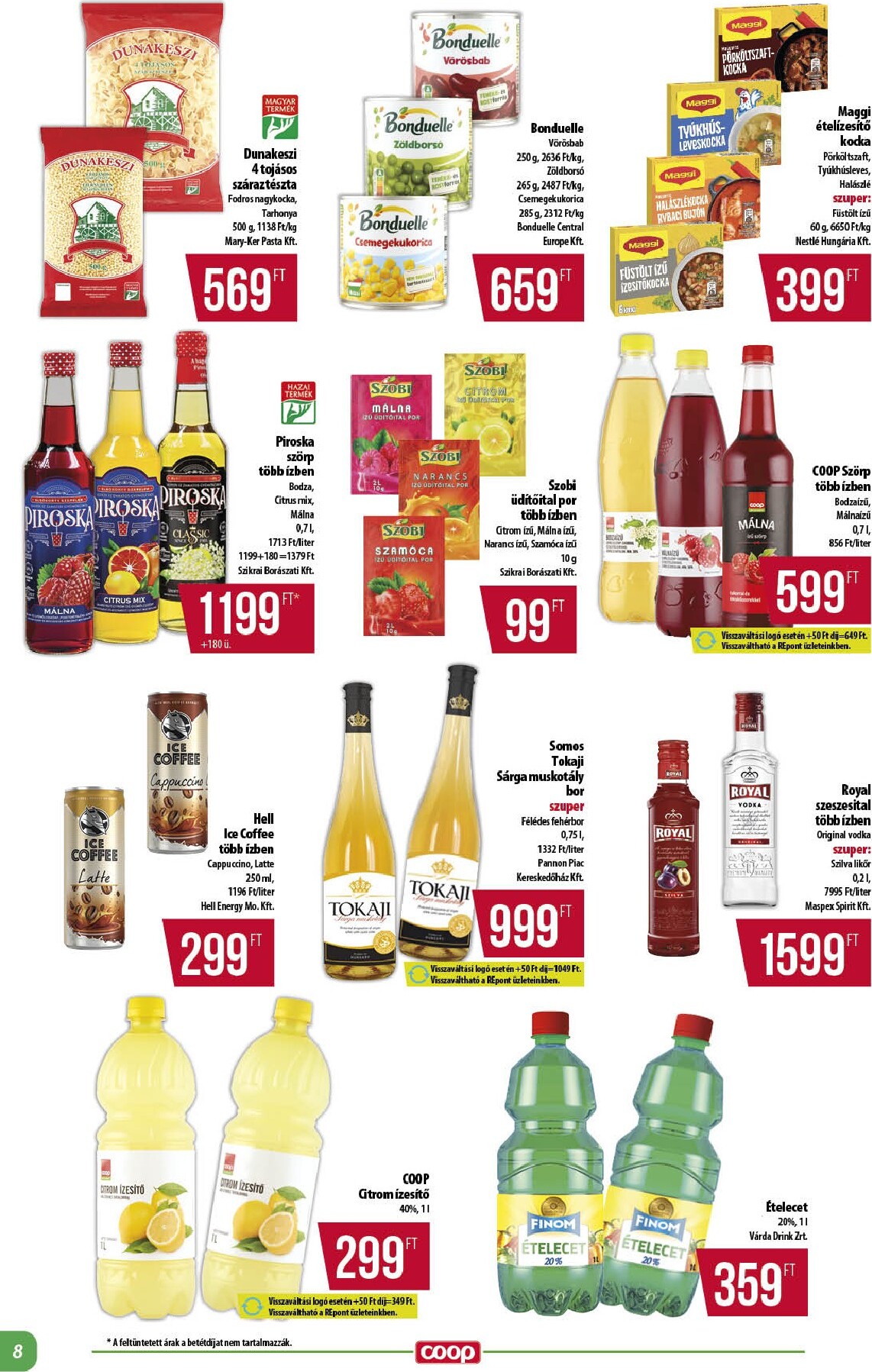 coop - Coop - Alföld akciós újság, érvényes 2026.03.19. - 2026.03.25. - page: 8