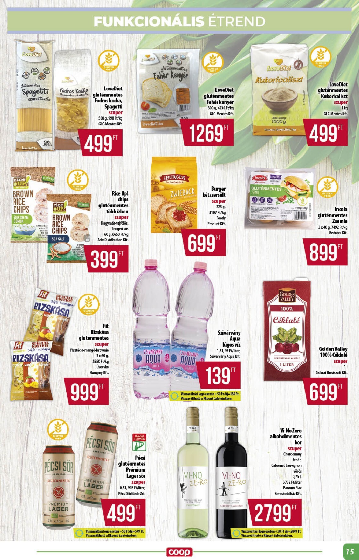 coop - Coop - Alföld akciós újság, érvényes 2026.03.19. - 2026.03.25. - page: 15