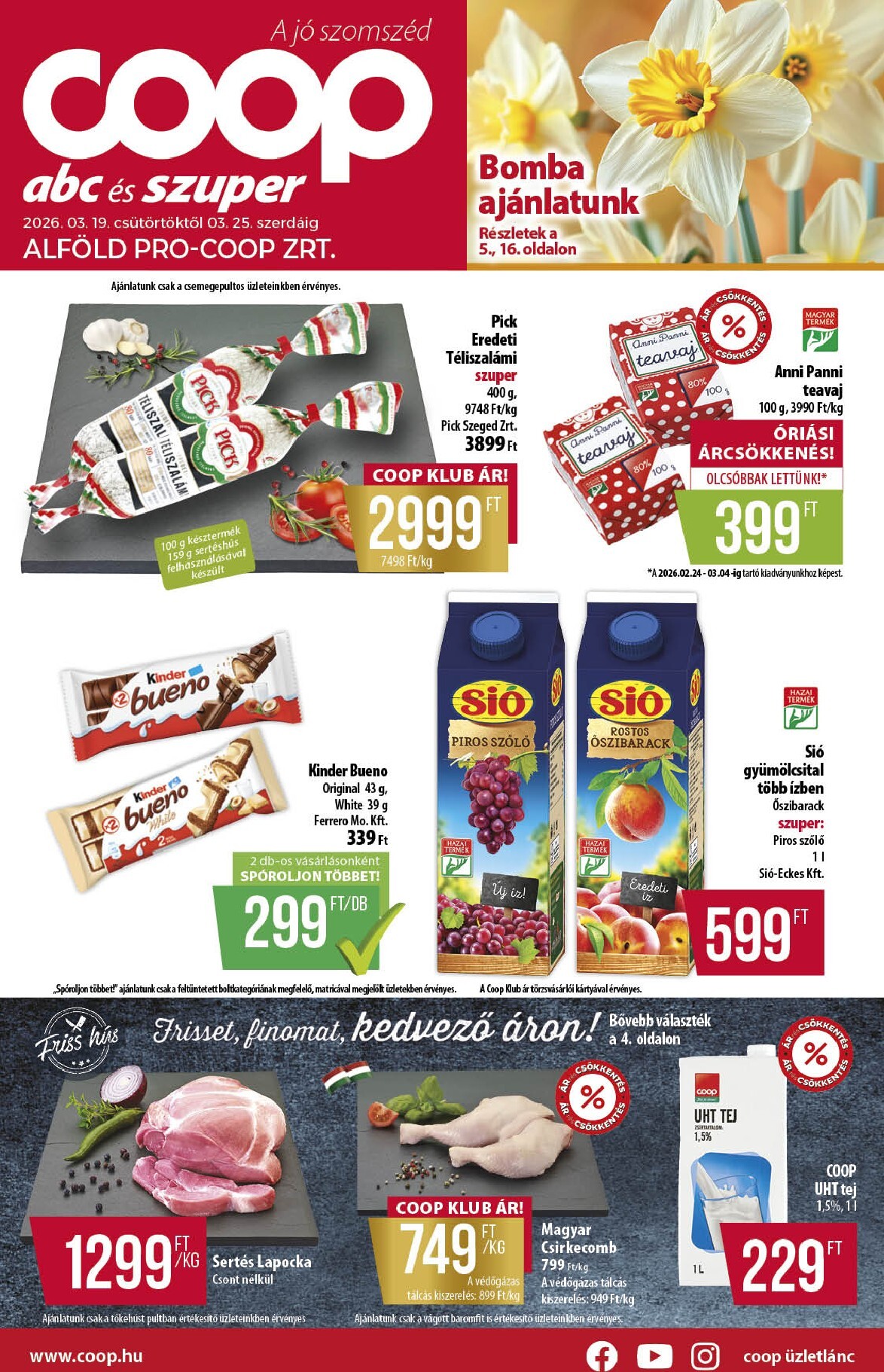 coop - Coop - Alföld akciós újság, érvényes 2026.03.19. - 2026.03.25.