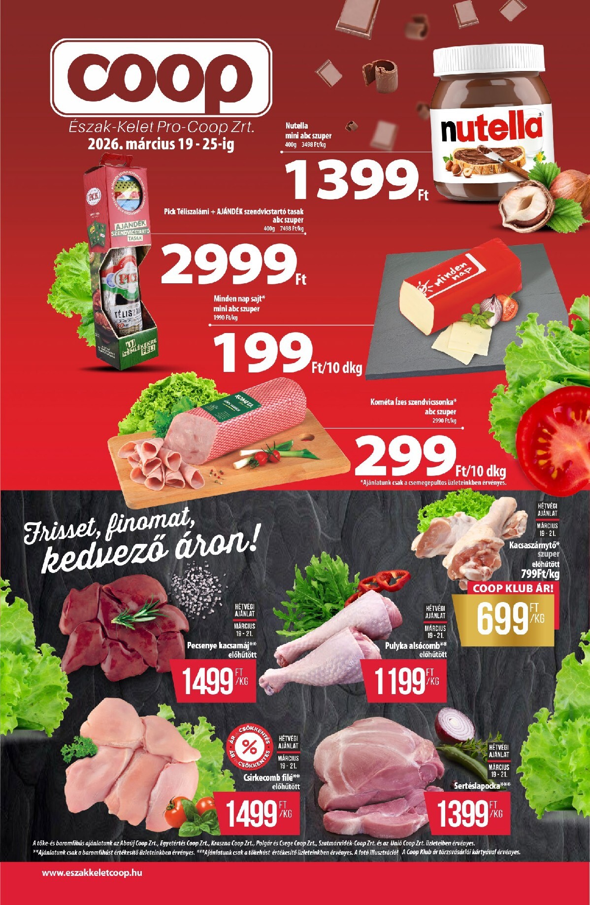 coop - Coop - Észak-Kelet akciós újság, érvényes 2026.03.19. - 2026.03.25.