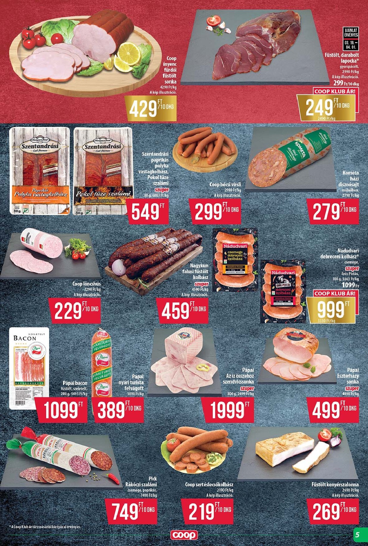 coop - Coop - Tisza - Abc-Szuper akciós újság, érvényes 2026.03.19. - 2026.03.25. - page: 5