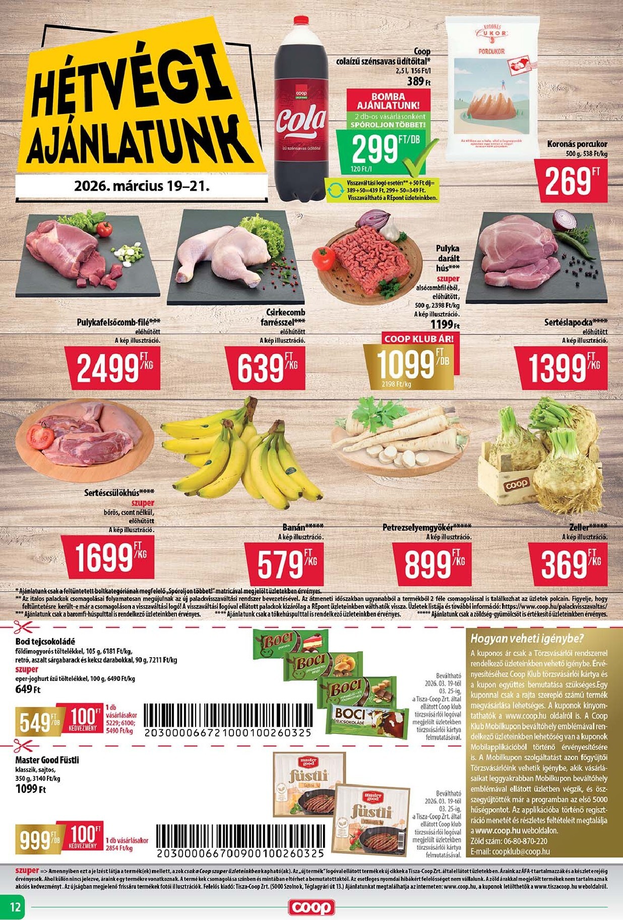 coop - Coop - Tisza - Abc-Szuper akciós újság, érvényes 2026.03.19. - 2026.03.25. - page: 12