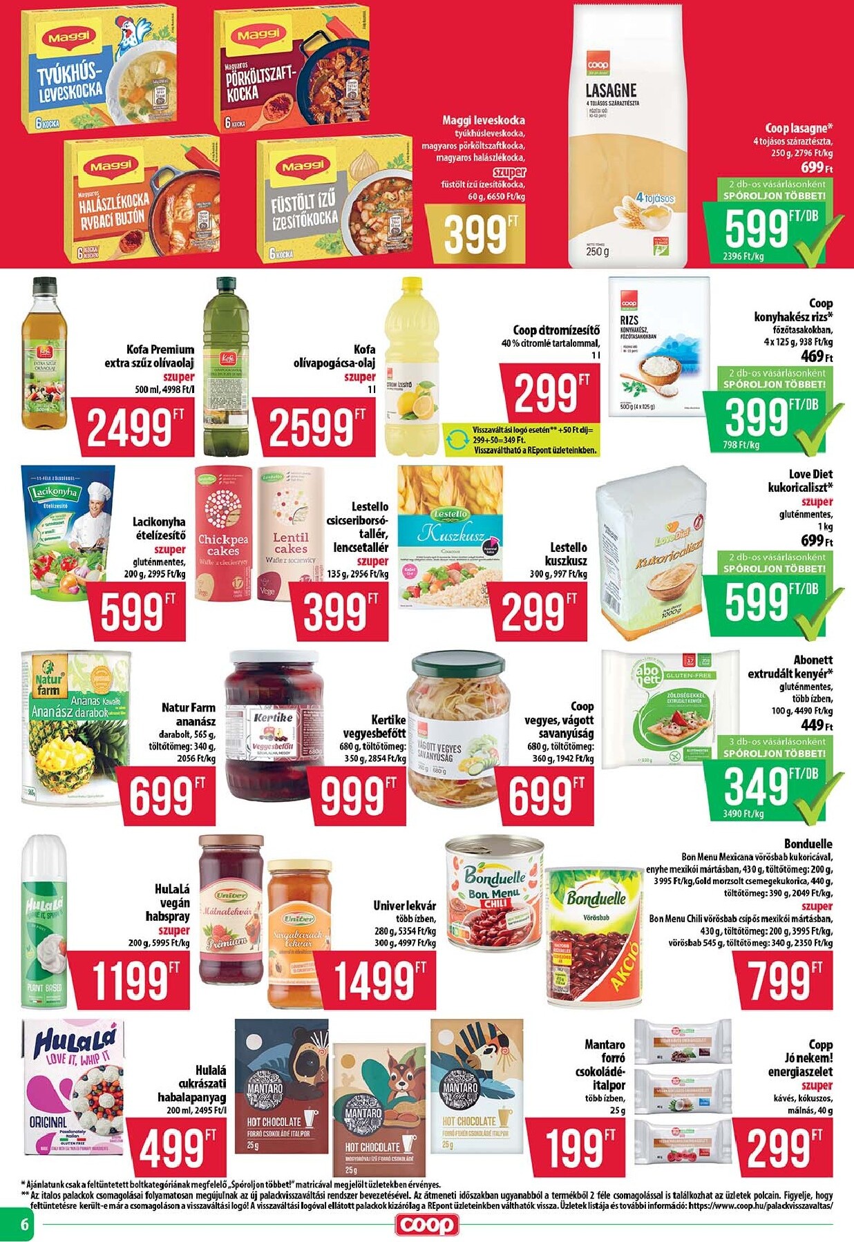 coop - Coop - Tisza - Abc-Szuper akciós újság, érvényes 2026.03.19. - 2026.03.25. - page: 6