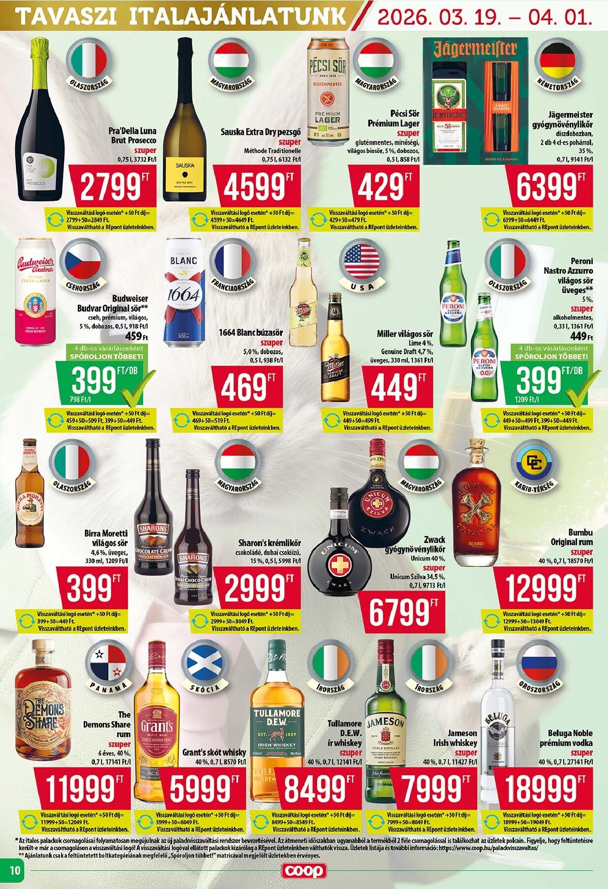 coop - Coop - Tisza - Abc-Szuper akciós újság, érvényes 2026.03.19. - 2026.03.25. - page: 10