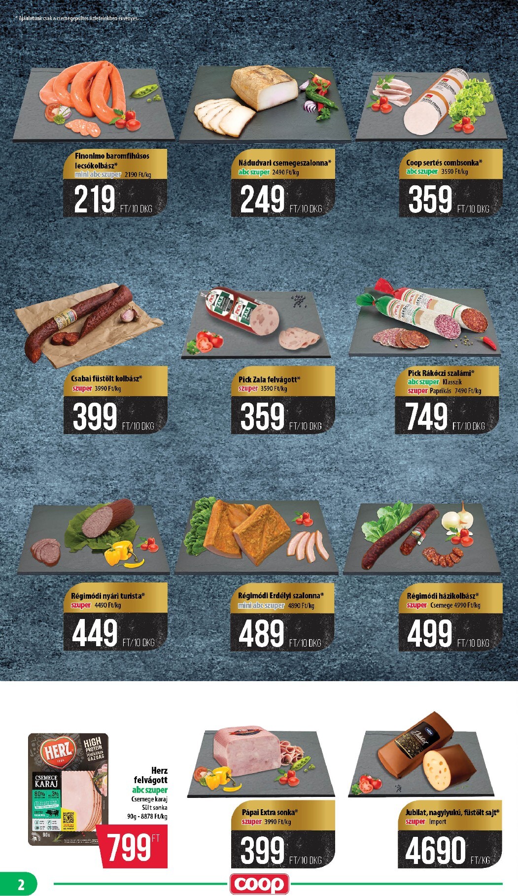 coop - Coop - Nyírzem/Szabolcs Coop akciós újság, érvényes 2026.03.26. - 2026.04.01. - page: 2