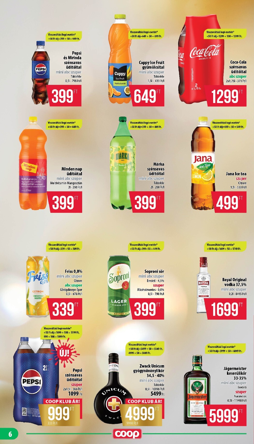 coop - Coop - Nyírzem/Szabolcs Coop akciós újság, érvényes 2026.03.26. - 2026.04.01. - page: 6