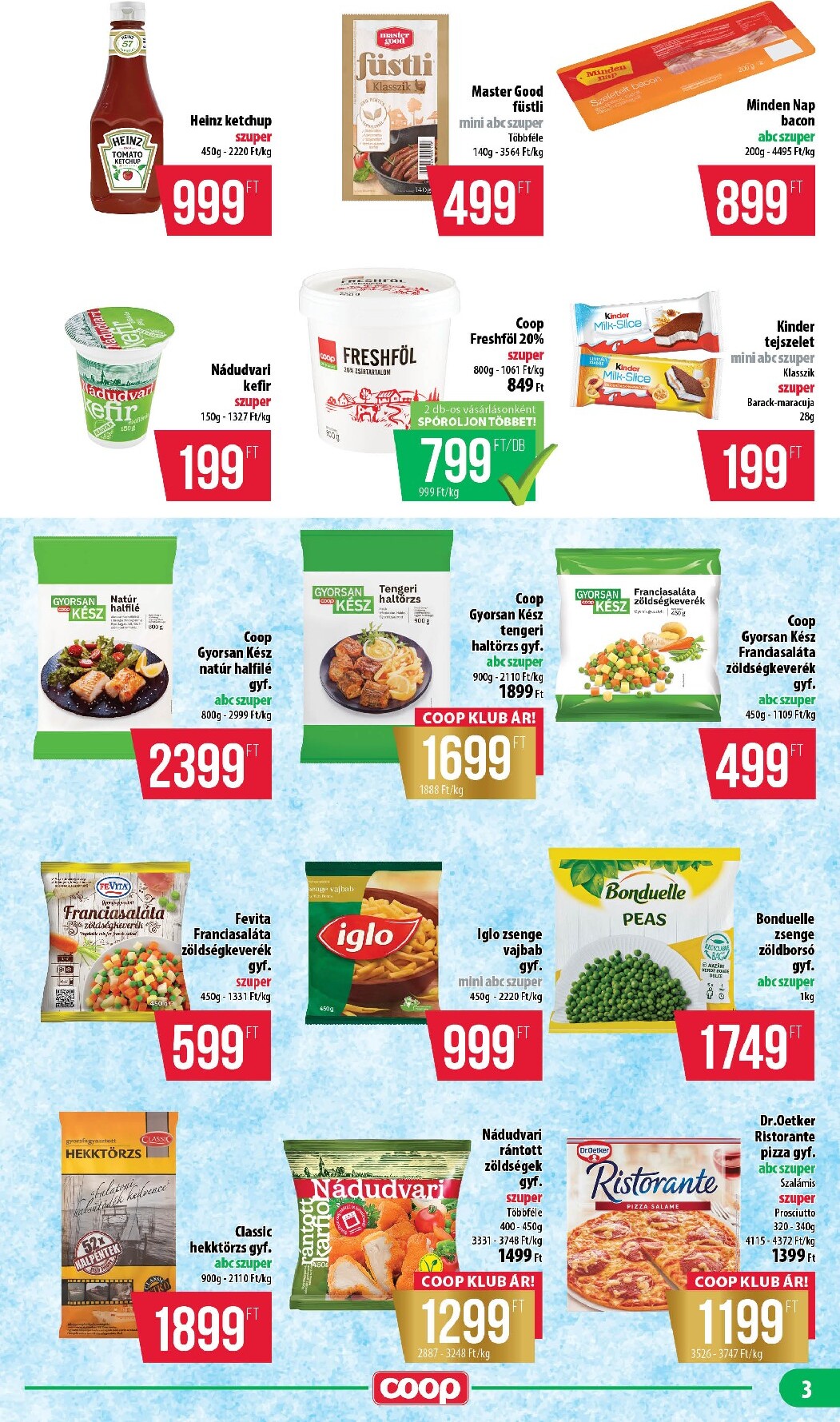 coop - Coop - Nyírzem/Szabolcs Coop akciós újság, érvényes 2026.03.26. - 2026.04.01. - page: 3