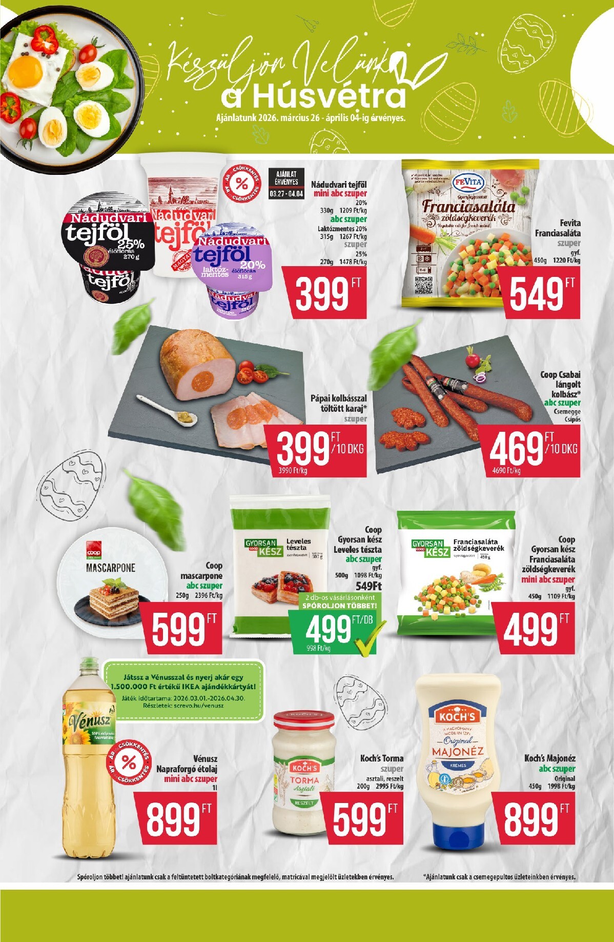 coop - Coop - Észak-Kelet akciós újság, érvényes 2026.03.26. - 2026.04.01. - page: 2